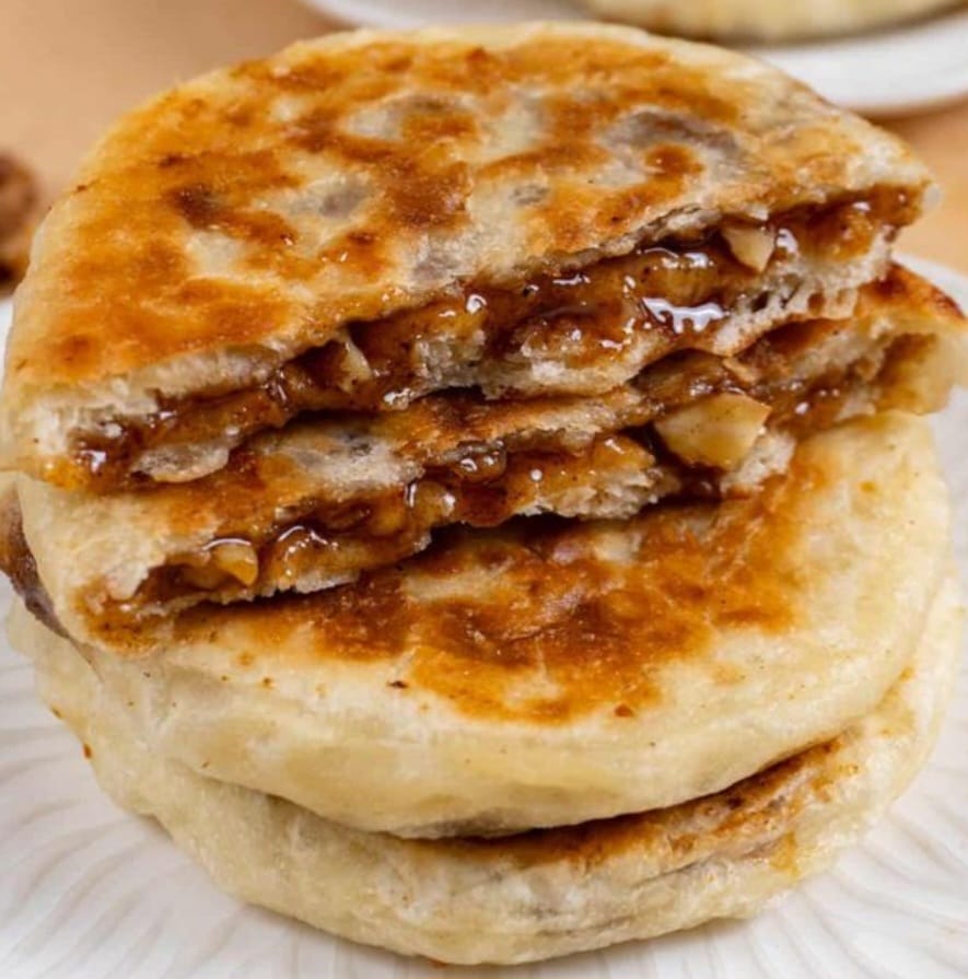 Hotteok (Kore Tatlı Krebi / Korean Sweet Pancake)
